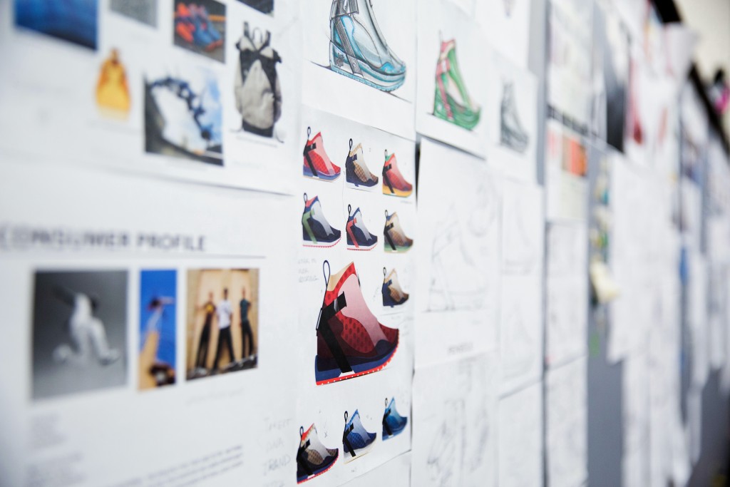 PENSOLE students’ ideation wall showing their process. Photo by Marcus Yam