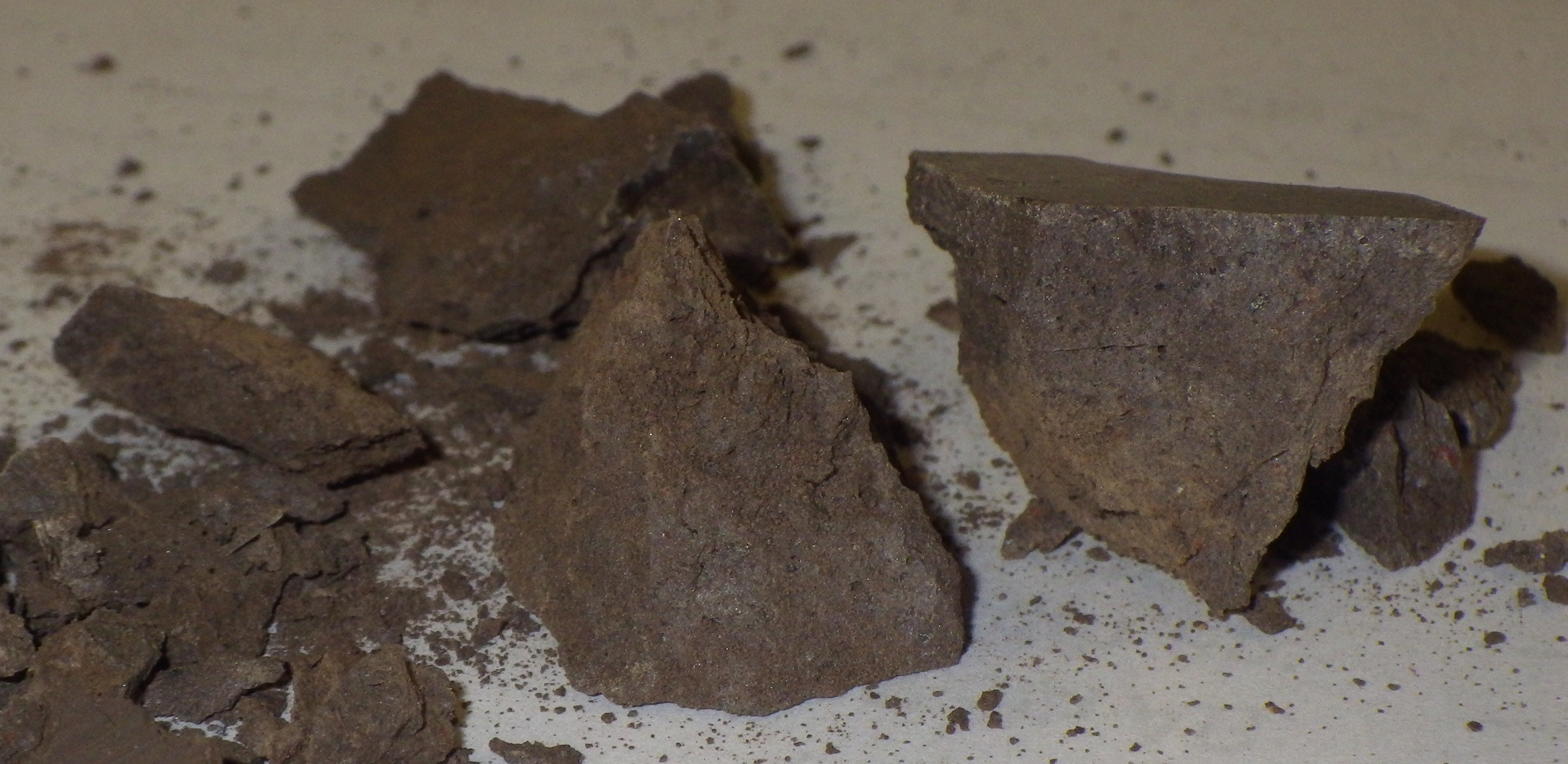 A block of Martian concrete made out of Martian soil simulant created by engineers at Northwestern University. Image courtesy of Northwestern University