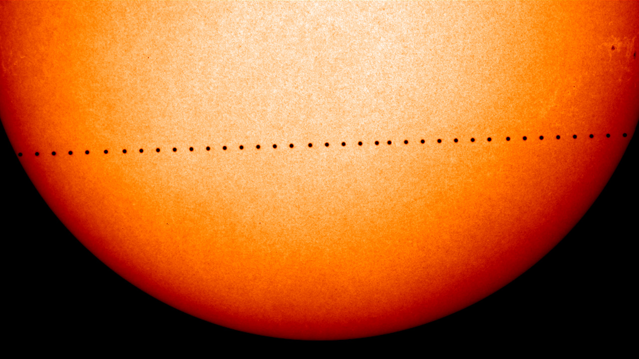 Mercury's transit of the Sun, Credit: NASA