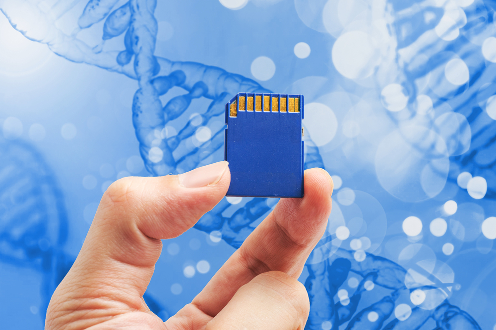 DNA storage, from Shutterstock