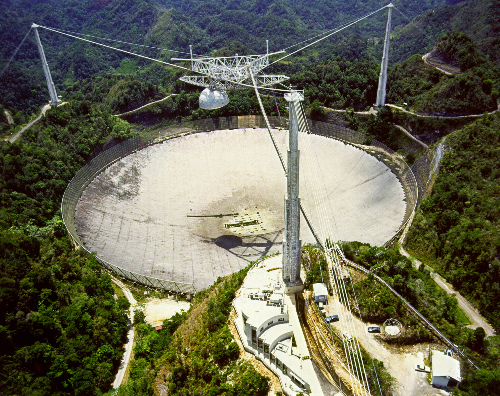 The Arecibo Observatory, located in Puerto Rico. Credit: NAIC - Arecibo Observatory, a facility of the NSF