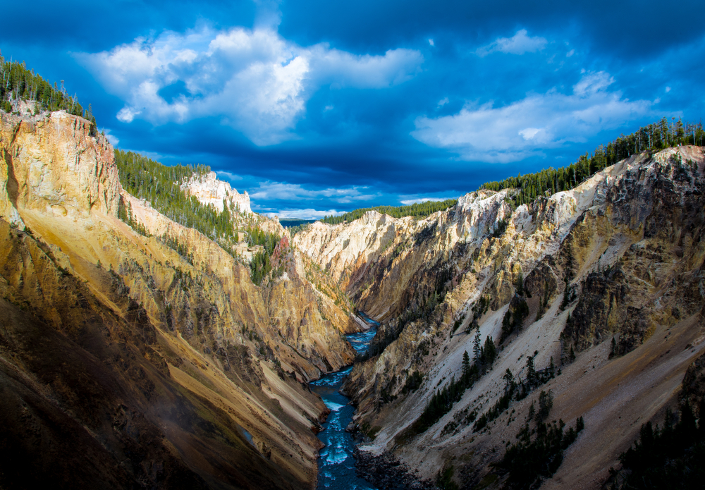 Yellowstone Canyon, from Shutterstock