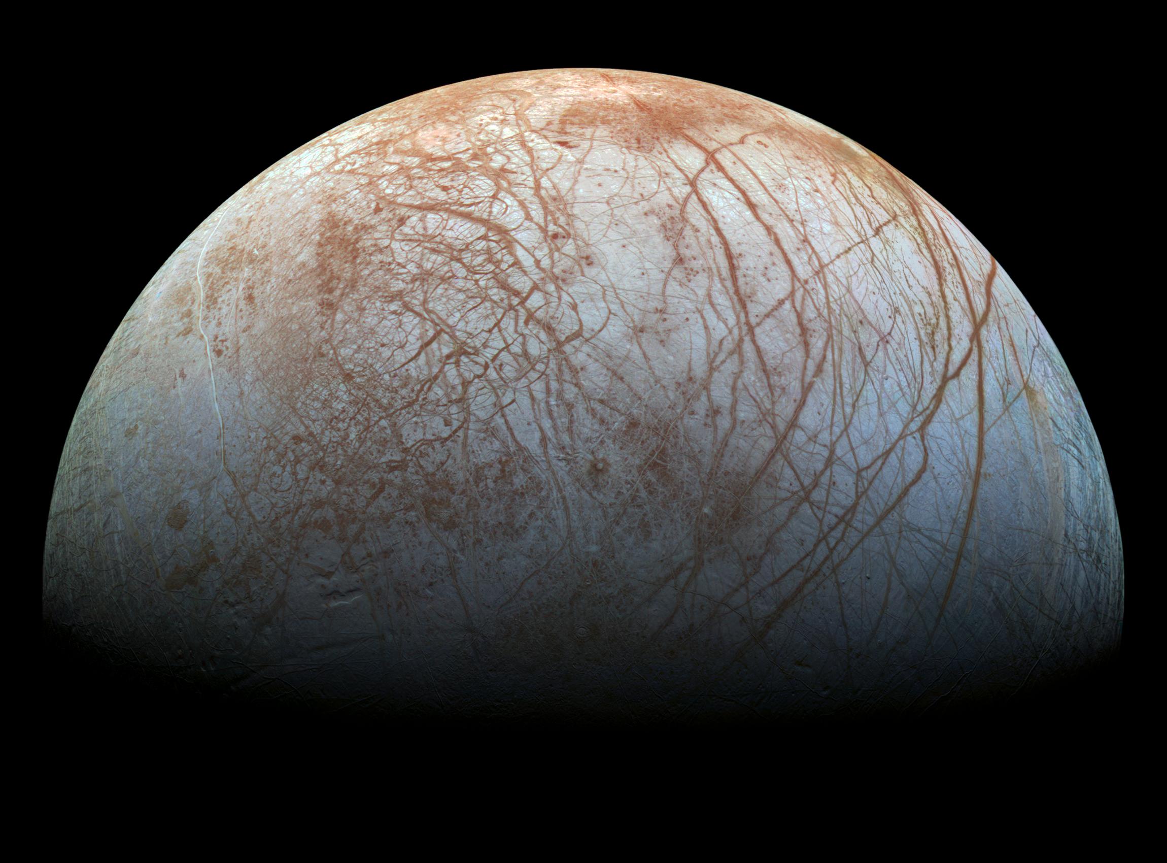 Europa. Credit: NASA