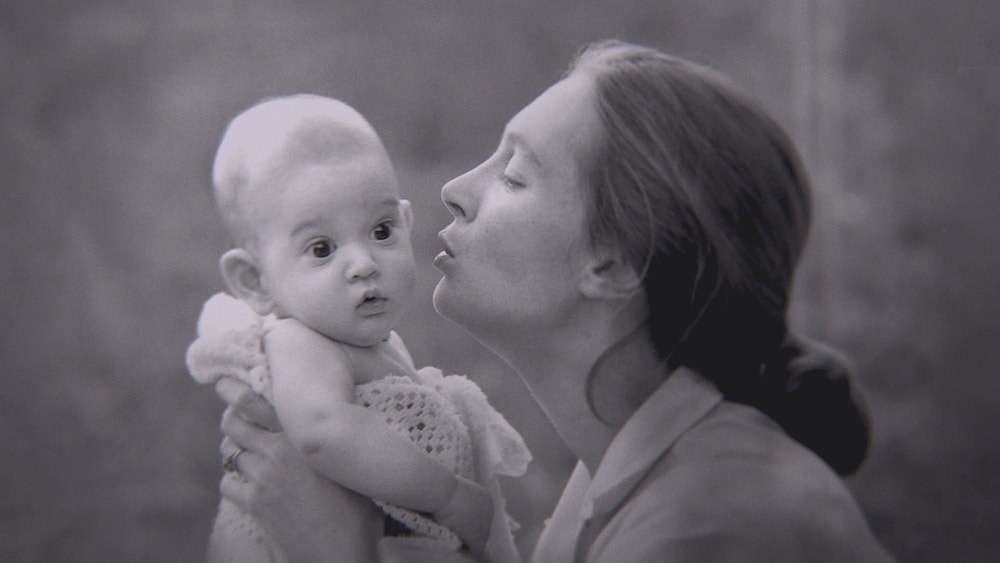 Jane Goodall and son 