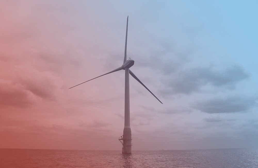 a single offshore wind turbine