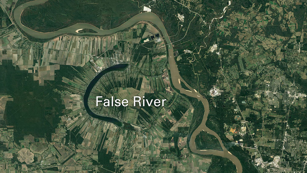 satellite imagery of the lower mississippi