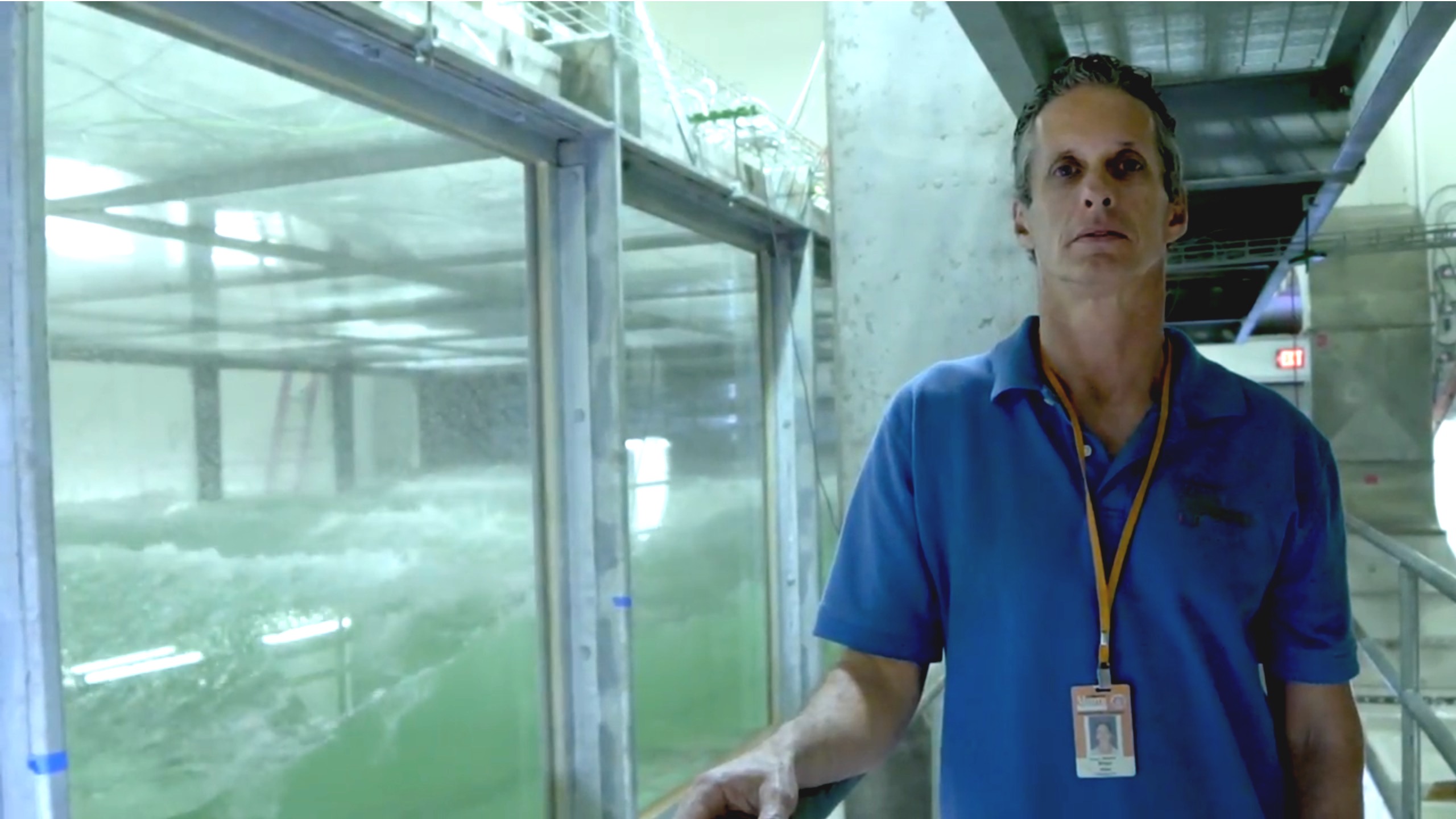 portrait of brian haus next to the sustain lab tank