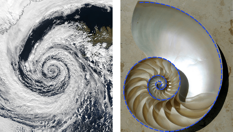 A satellite image of a cyclone spinning over Iceland