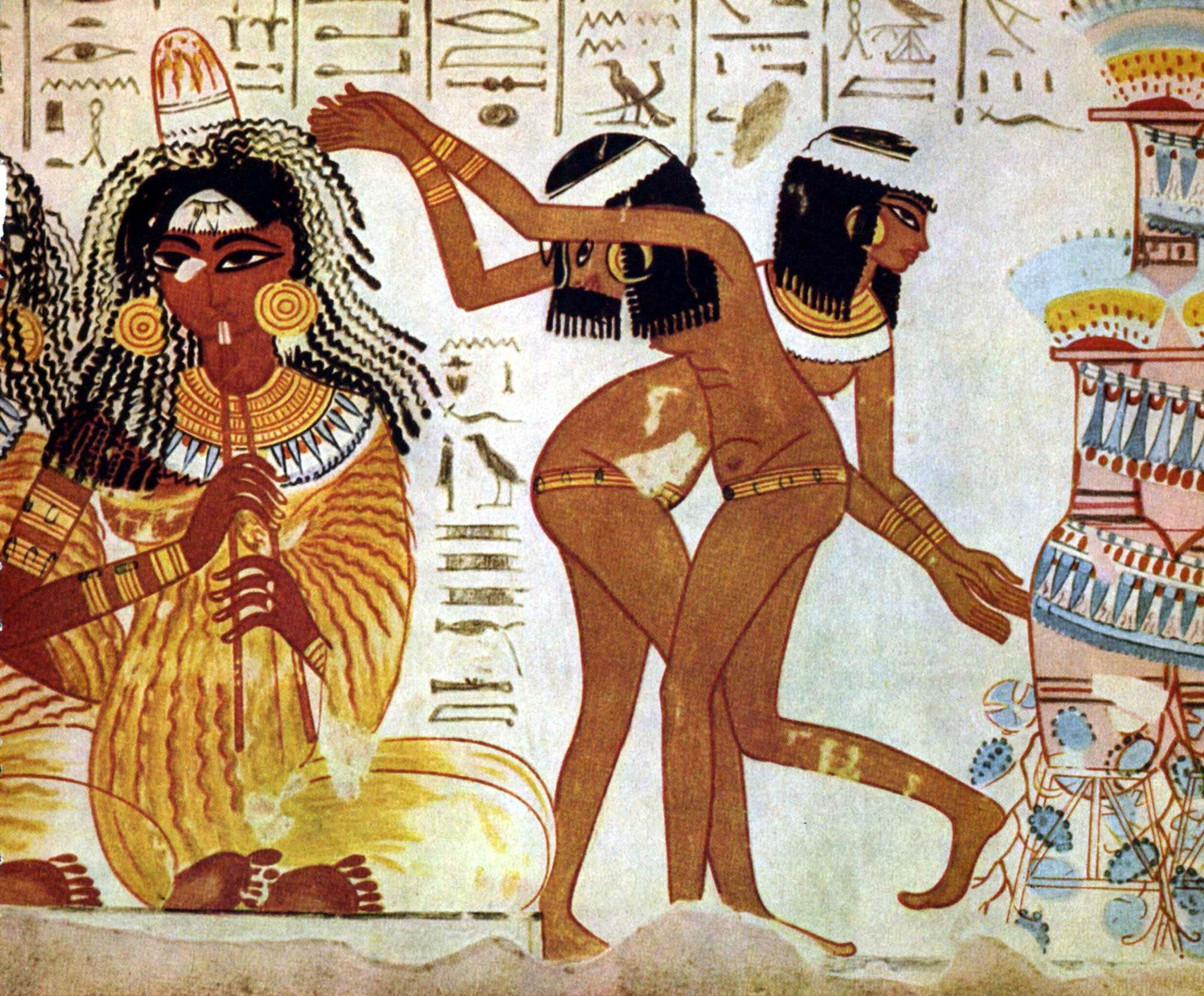 A fresco from the tomb of nebamun