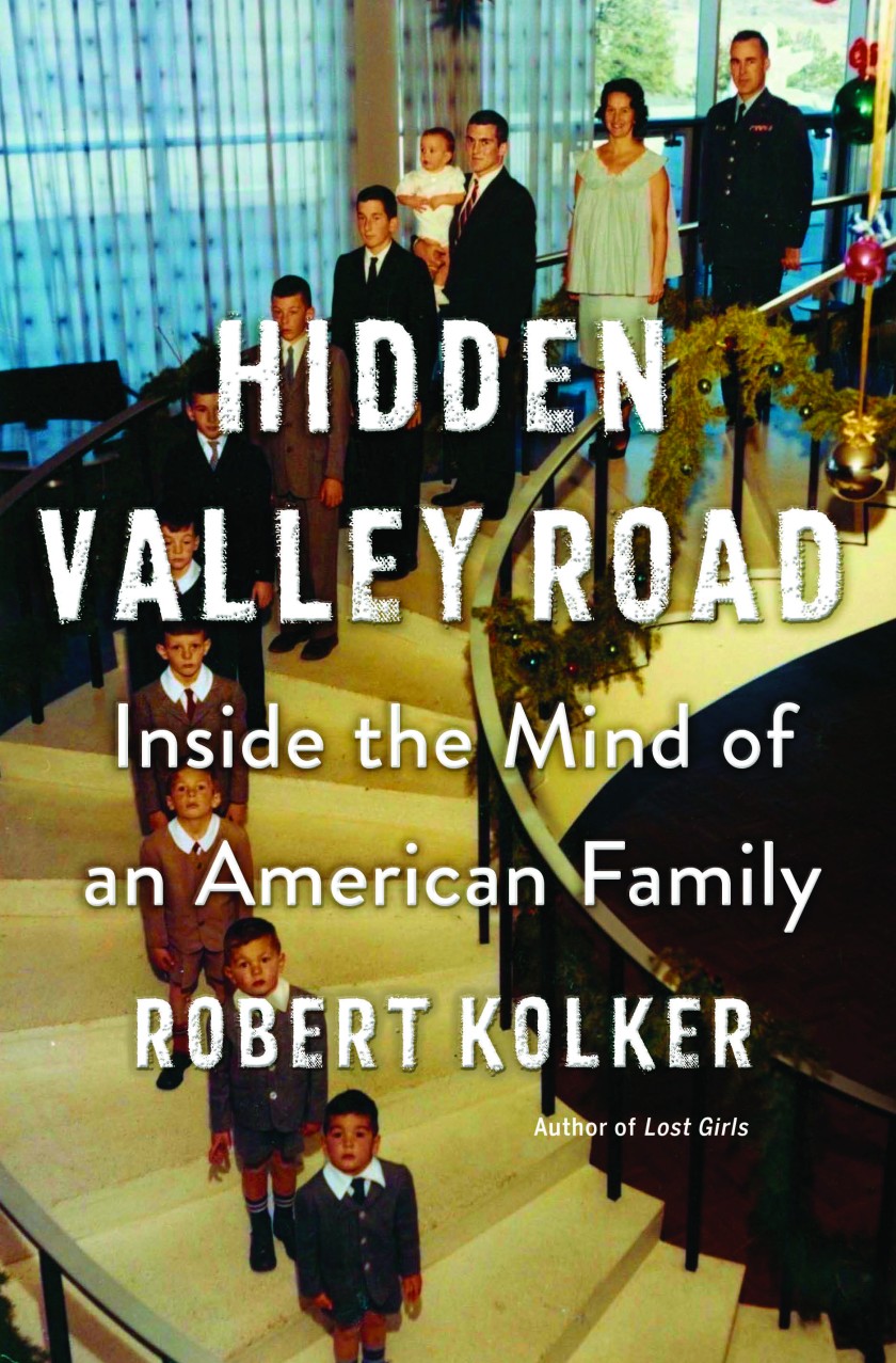 book cover that says "Hidden Valley Road: Inside the Mind of an American Family"