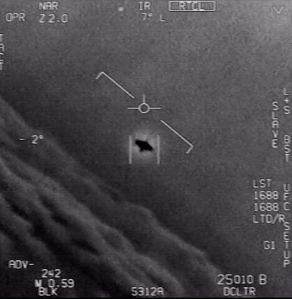 a black and whia video of black dot on a radar screen