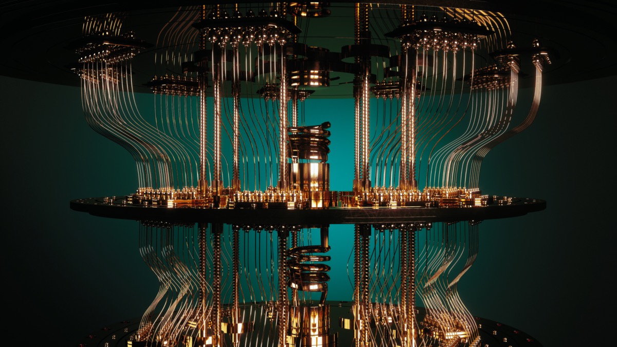 a machine with gold copper coils and wires with a green background