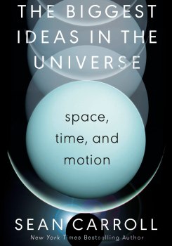 a book cover with a light blue planet at the center and various eclipses and overlays of other planets below and above the main planet.  the text says 