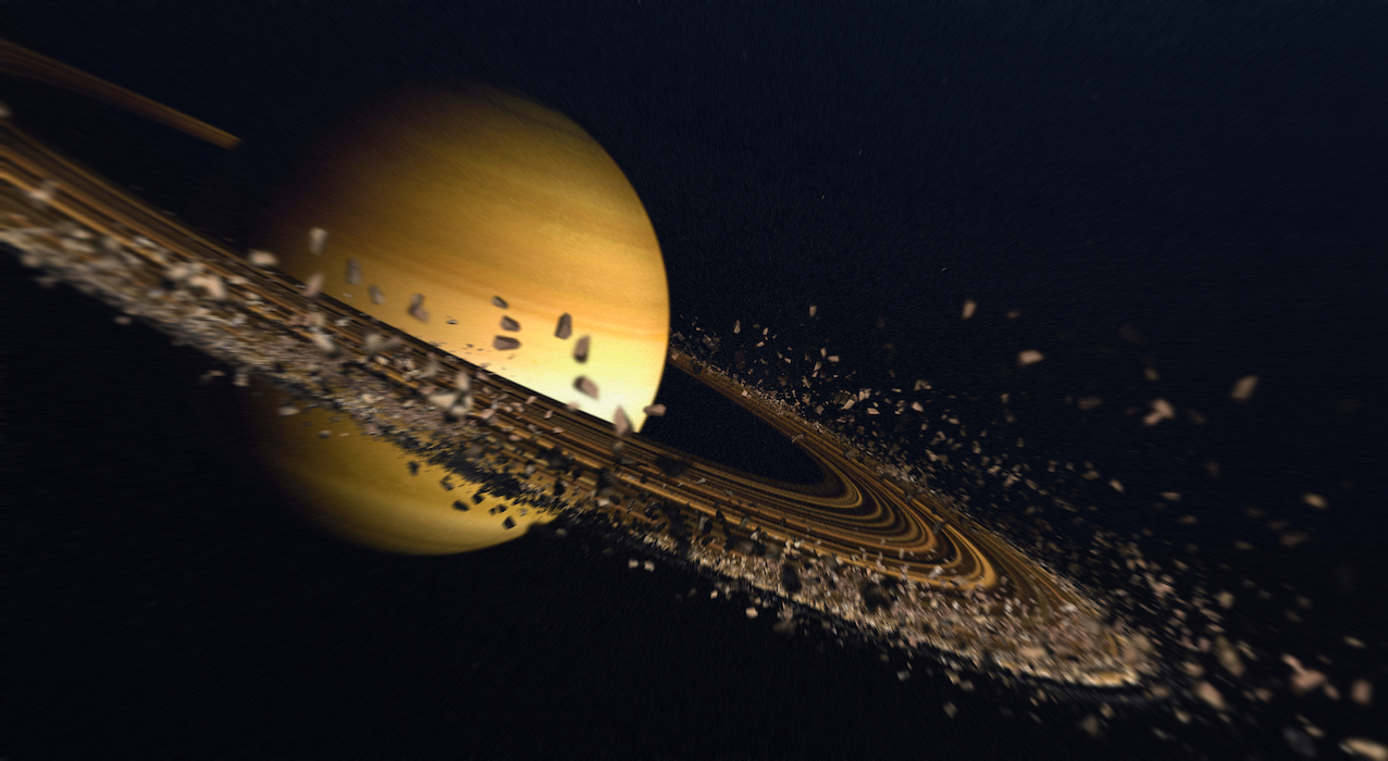 Waves in Saturn's rings give precise measurement of planet's rotation rate