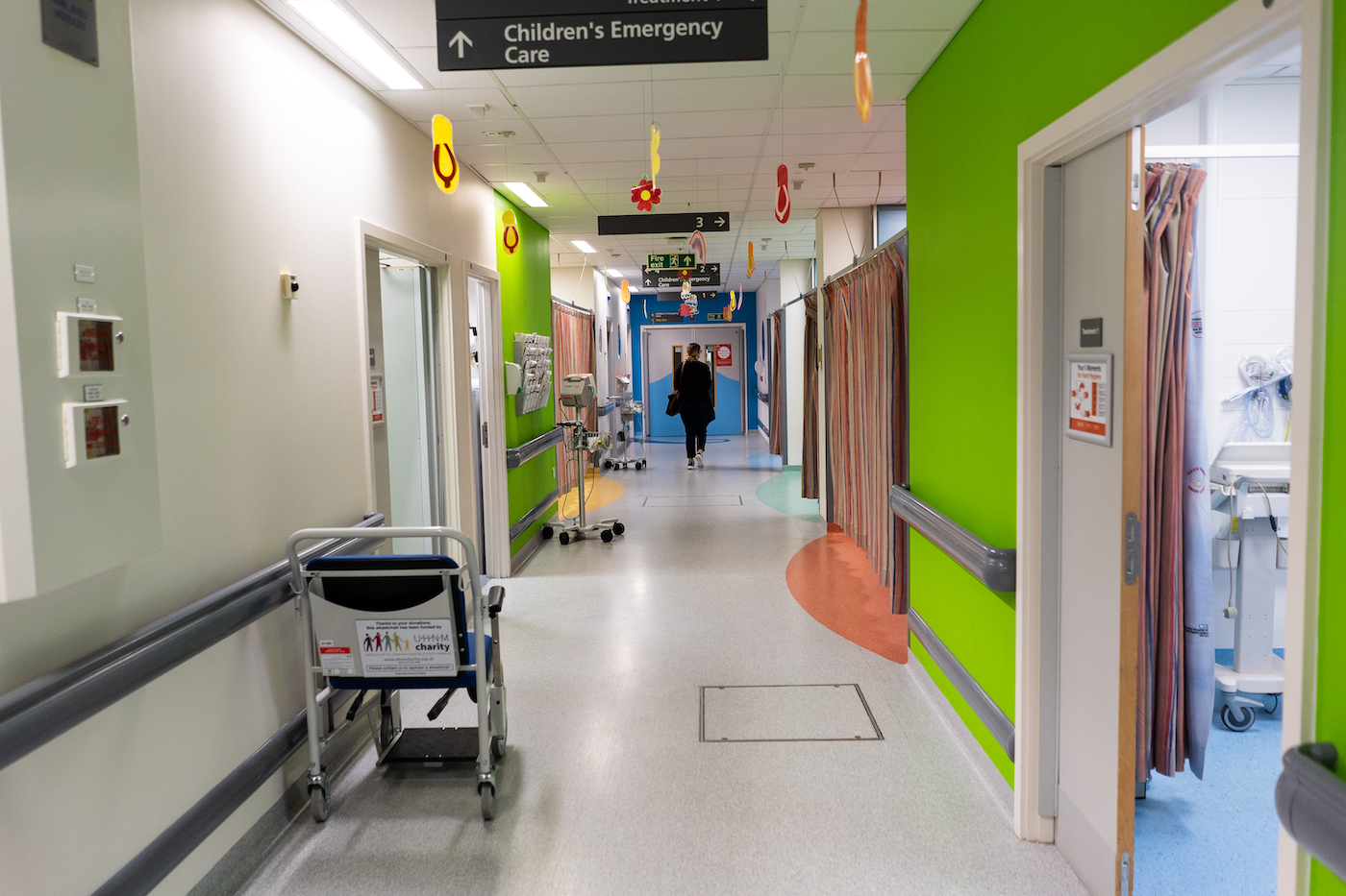 North Staffs Hospital - Stoke on Trent - Staffordshire - 17th September 2018 - The CAU, Children's assessment unit at the NHS Hospital of North Staffordshire