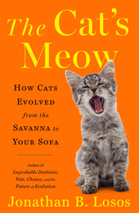 A kitten yawns on the cover of Jonathan B. Losos' book "The Cat's Meow."