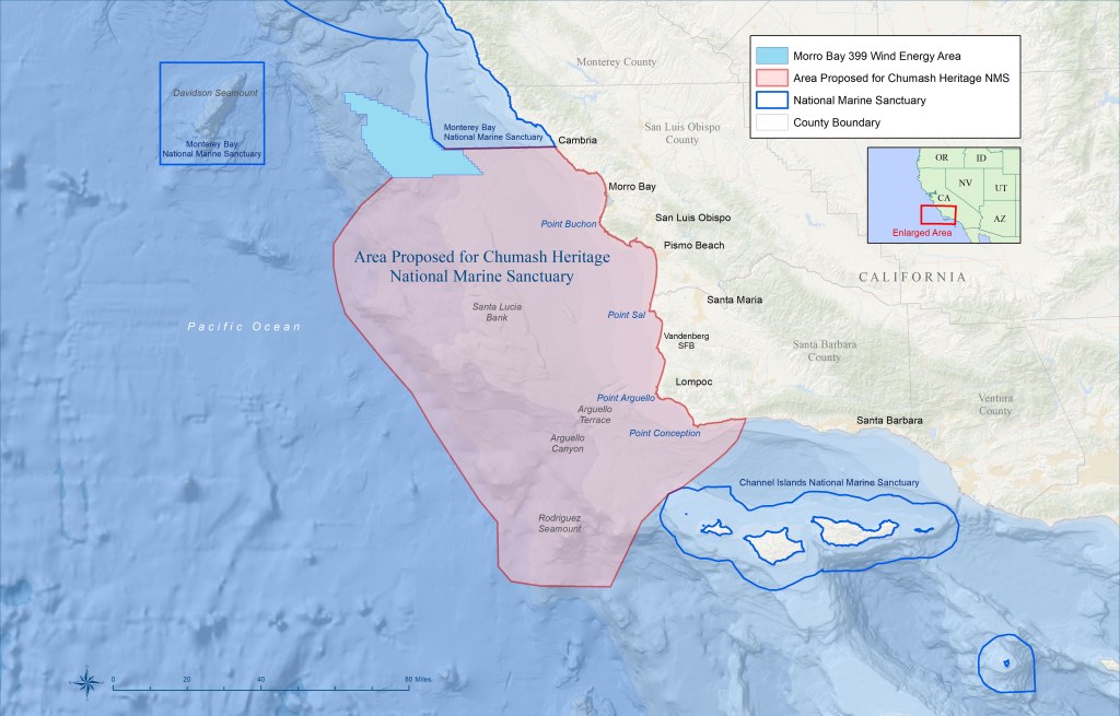 A map illustration of beaches in Southern California.