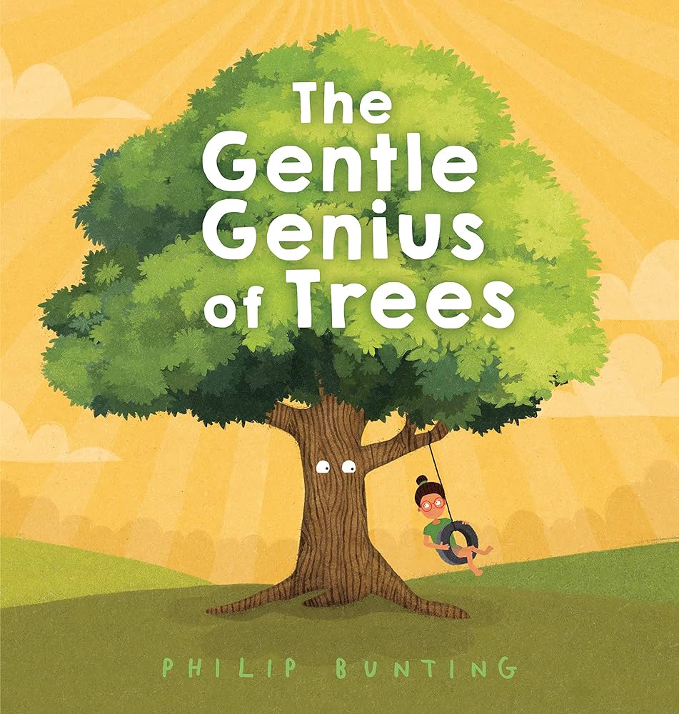 A tree on the cover of "The Gentle Genius of Trees"