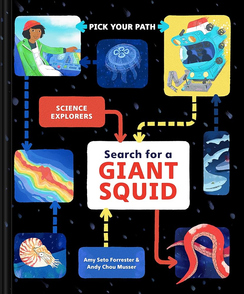 Book Cover: Search For a Giant Squid by Amy Seto Forrester & Andy Chou Musser