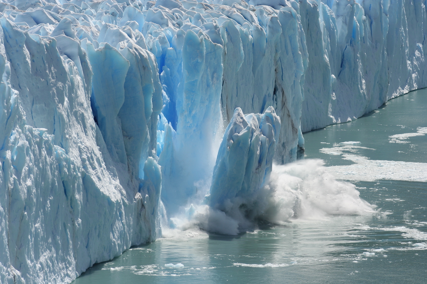 Climate Change - Antarctic Melting Glacier in a Global Warming Environment. 2023 climate collapse rising temperatures