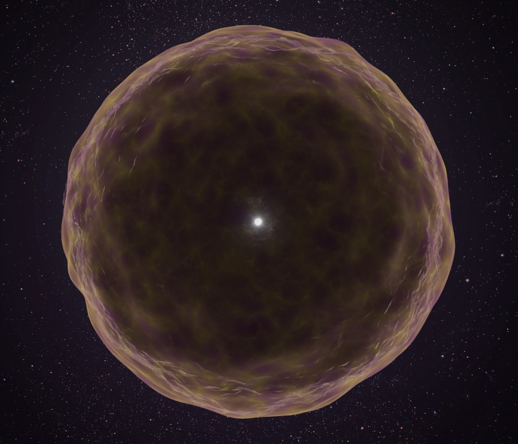 A supernova illustration