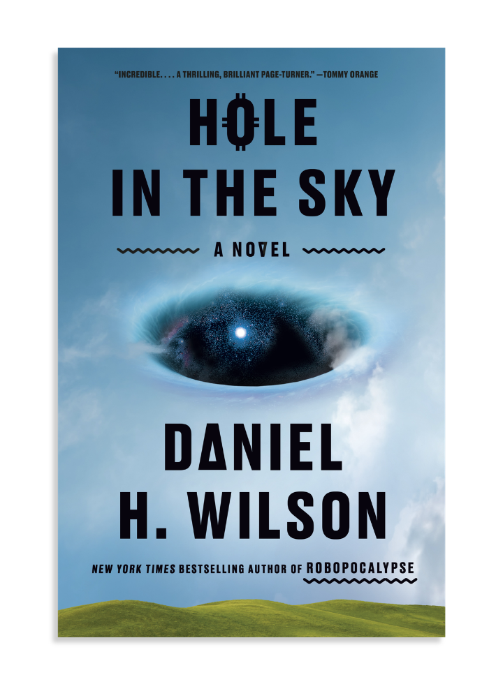 The book cover of Hole in the Sky
