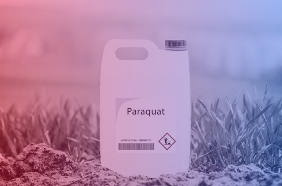 Paraquat herbicide that targets broadleaf plants and grasses